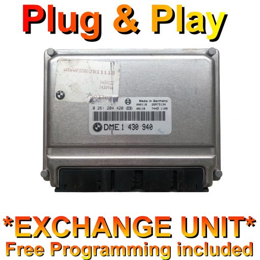BMW ECU Bosch 0261204420 | DME1430940 | *Plug & Play* Exchange unit (Free Programming BY POST)
