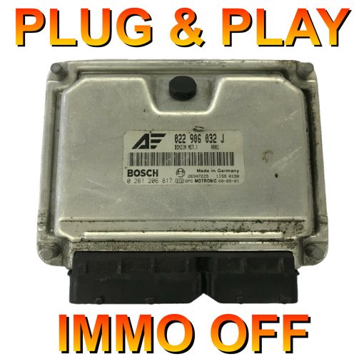 VW / Skoda / Ford ECU Bosch 0261206817 | 022906032J | ME7.1 | *Plug & Play* Immo off 'Free running'
