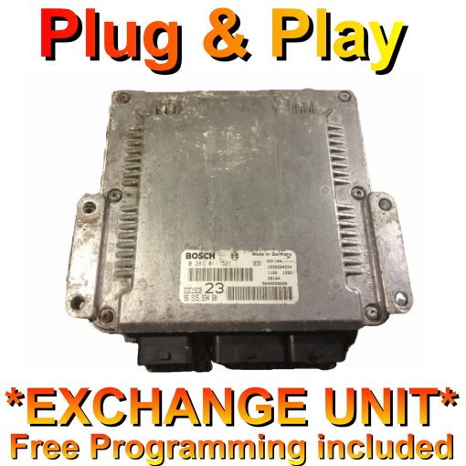 Citroen Xsara Picasso 2.0 HDi ECU Bosch 0281011521 | 9651593480 / 23| EDC15C2 | *Plug & Play* Exchange unit (Free Programming BY POST)