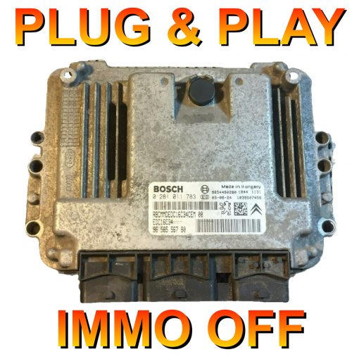 Ford Focus Cmax 1.6 16v ECU Siemens S118934101J | 4M51-12A650-HJ | 9AYJ | SIM28 | *Plug & Play* Exchange unit (Free Programming)