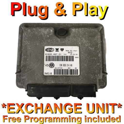 VW Golf 1.4 ECU Magneti marelli 036906014AN | IAW4CV.V0 | *Plug & Play* Exchange unit (Free Programming BY POST)