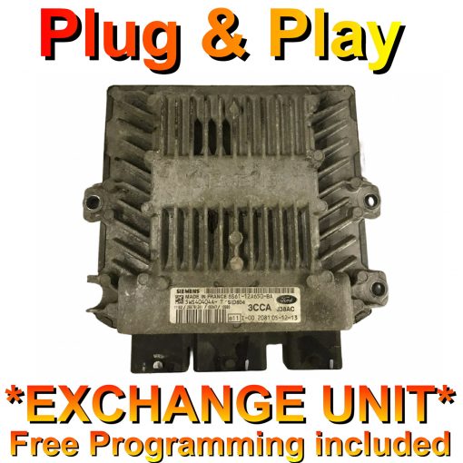 Ford Fusion 1.4 TDCI ECU Siemens 5WS40404A-T | 6S61-12A650-BA | 3CCA | SID804 | *Plug & Play* Exchange unit (Free Programming)