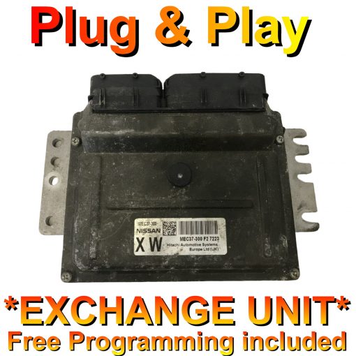 Nissan Micra K12 1.6 ECU Hitachi MEC37-300 | XW | *Plug & Play* Exchange unit (Free Programming BY POST)