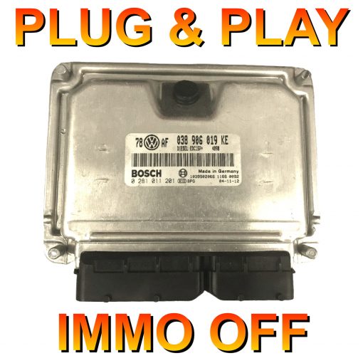 SEAT / Skoda 1.9tdi AXR ECU Bosch 0281012276 | 038906019NL | EDC15P | *Plug & Play* Immo off 'Free running'