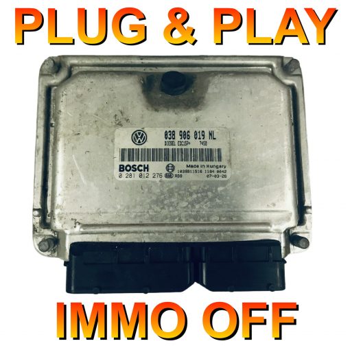 VW / SEAT / Ford 1.9 TDi ECU Bosch 0281010630 | 038906019ET | EDC15P | *Plug & Play* Immo off 'Free running'