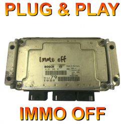 Peugeot 206 / 307 etc / Citroen (Various models) ECU Bosch 0261208101 | 9648482980 / 79 | ME7.4.4 |  Plug+Play  IMMO OFF!