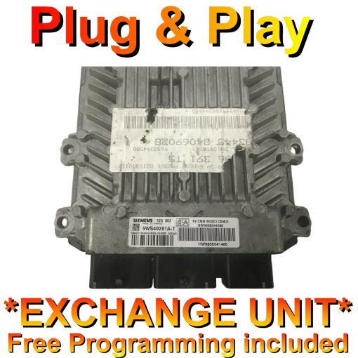 Ford Fiesta 1.4 ECU Siemens S118107002J | 2S6A-12A650-SF | 4ROT | SIM22 | *Plug & Play* Exchange unit (Free Programming)