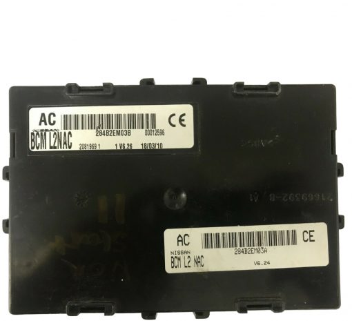 Nissan Micra K12 - Note BCM Body Control Module Programming service - BY POST! Sagem BCM L2N | BCM L2 |