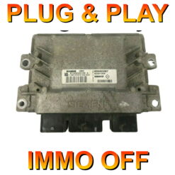 Renault Clio 1.2 ECU Siemens S120200105 A | 8200510536 | 8200522357 | SIM32 |  Plug+Play Immo Off