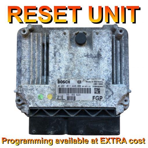 Vauxhall Opel ECU Bosch 0281011448 | 55189629 LL | EDC16 | *RESET* Programming available - BY POST!
