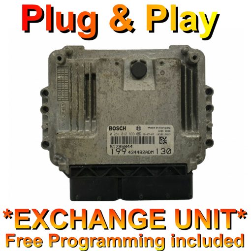 Fiat Grande Punto ECU Bosch 0281012899 | 130 |199 | 51795844 | *Plug & Play* Exchange unit (Free Programming BY POST)