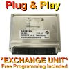 BMW ECU 5WK90019 | Siemens DME MS43 7536649 | *Plug & Play* Exchange unit (Free Programming BY POST)