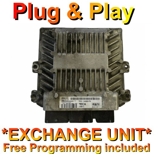 Ford Focus C-Max 2.0 ECU Siemens 5WS40332C-T | 7M51-12A650-PA | 7ECA | SID803A | *Plug & Play* Exchange unit (Free Programming)