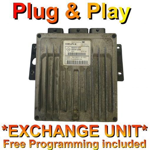 Renault Kangoo 1.5 DCI ECU Delphi 8200331477 | 8200412258 DDCR | *Plug & Play* Exchange unit (Free Programming BY POST)