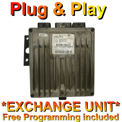 Renault 1.5 DCI ECU Delphi 8200334419 | 8200374152 DDCR | *Plug & Play* Exchange unit (Free Programming BY POST)