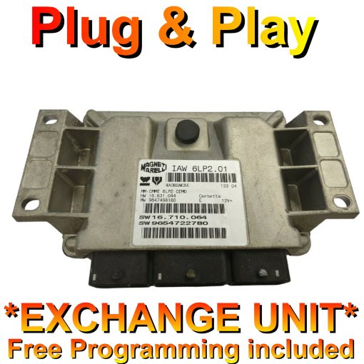 Peugeot 306 1.9 ECU Lucas 9641390180 | 80871G-DWLC12 | 9646260680 | *Plug & Play* Exchange unit (Free Programming BY POST)