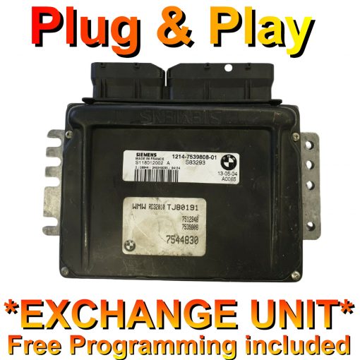 BMW ECU Siemens S118012002 A | EMS | *Plug & Play* Exchange unit (Free Programming BY POST)