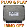 VW Bora 1.6 SE ECU Siemens 06A906019BQ | 5WP4441 | *Plug & Play* Immo off 'Free running'