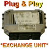 Citroen Peugeot ECU Bosch ME7.4.5 | 0261201609 | 9664285080 | Plug+Play Exchange unit