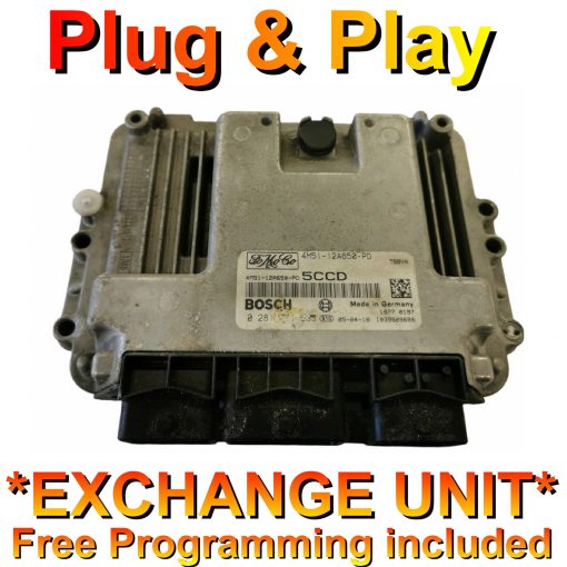 Ford ECU Bosch 0281011533 | 4M51-12A650-PD | 5CCD | EDC16 | *Plug & Play* Exchange unit (Free Programming BY POST)