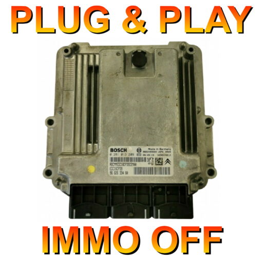 Citroen Peugeot ECU Bosch 0281013209 | 9662633480 | EDC16CP39 |  Plug+Play Immo Off