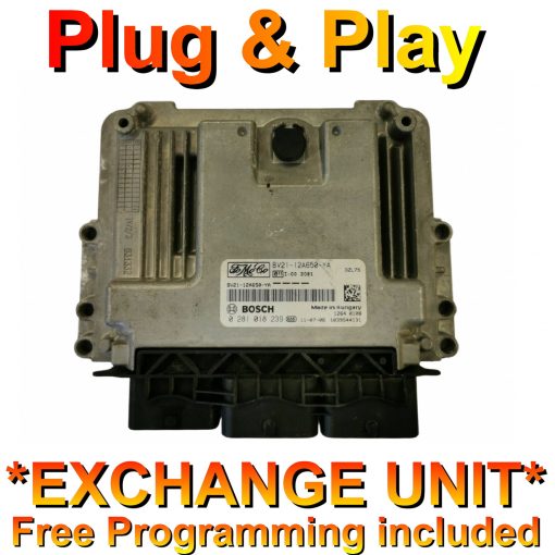Ford ECU Bosch 0281018239 | BV21-12A650-YA | EDC17 | *Plug & Play* Exchange unit (Free Programming BY POST)
