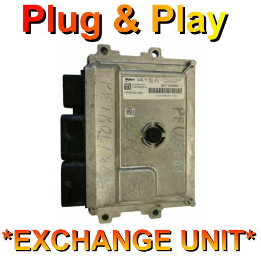 Peugeot Citroen ECU Valeo | V46.11 | 9811545080 | HW9800913080 | Plug+Play Exchange unit