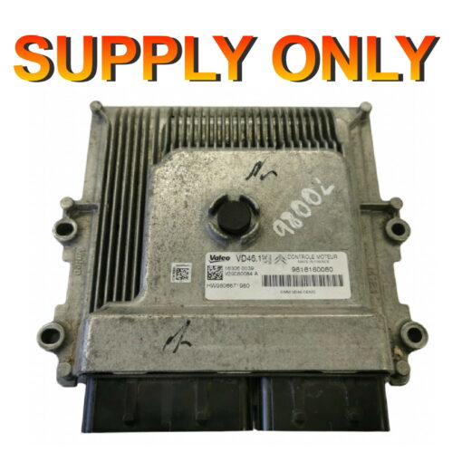 Citroen Peugeot ECU Valeo 9818160080 | HW9806671980 | VD46.1 | Supply Only