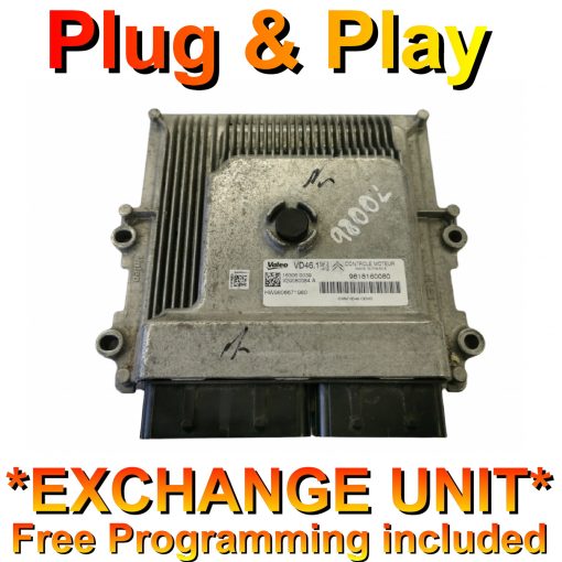 Citroen Peugeot ECU Valeo 9818160080 | HW9806671980 | VD46.1 | *Plug & Play* Exchange unit (Free Programming BY POST)