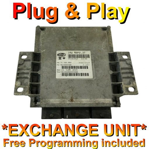 Peugeot ECU Magneti Marelli IAW48P2.3T | SW9646009780 | HW9644955480 | *Plug & Play* Exchange unit (Free Programming BY POST)