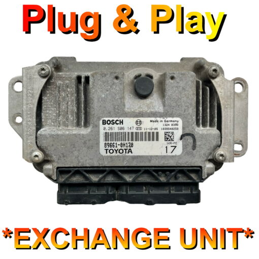 Toyota / Citroen / Peugeot ECU Bosch M7.9.52 | 0261S06147 | 17 89661 0H170 | Plug+Play Exchange unit