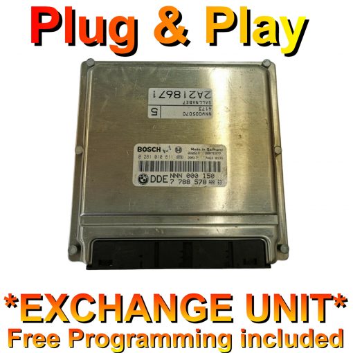 BMW ECU Bosch 0281010811 | DDE7788578 | *Plug & Play* Exchange unit (Free Programming BY POST)