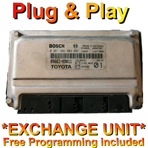 Lexus IS200 ECU Denso 89661-53210 | 04 175300 4321 | *Plug & Play* Exchange unit (Free Programming BY POST)