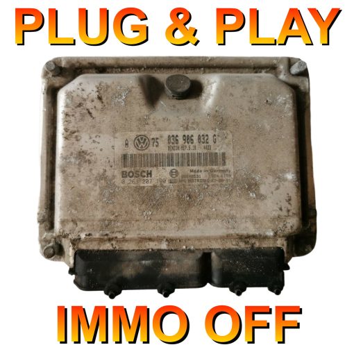 VW / Audi / SEAT / Skoda ECU Bosch 0261207190 | 036906032G | ME7.5 | *Plug & Play* Immo off 'Free running'