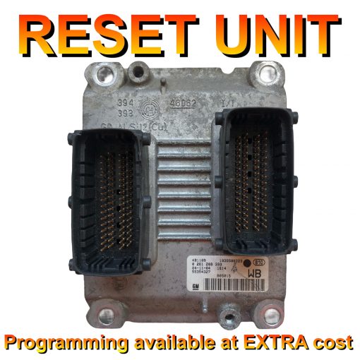 Vauxhall Opel Corsa C Z10XEP ECU Bosch | 0261208393 | 55354327 | WB | *Tech2 Reset* Programming available - BY POST!