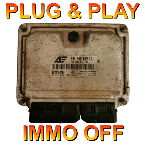 VW Passat ECU Bosch 0281010309 | 038906019CA | EDC15P+ | *Plug & Play* Immo off 'Free running'