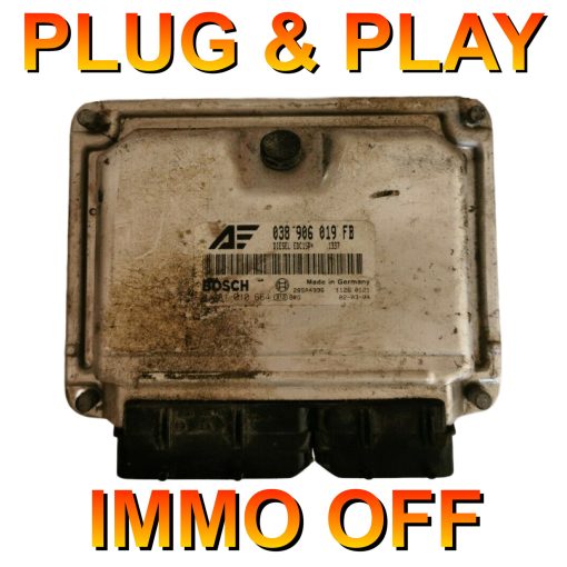 VW Passat ECU Bosch 0281010664 | 038906019FB | EDC15P+ | *Plug & Play* Immo off 'Free running'