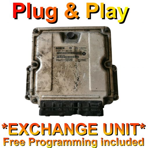 Chrysler ECU Bosch 0281011064 | P04727665AB | EDC15C5 | *Plug & Play* Exchange unit (Free Programming BY POST)