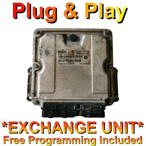 Chrysler ECU Bosch 0281012275 | P05094590AA | EDC15C5 | *Plug & Play* Exchange unit (Free Programming BY POST)
