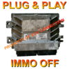 Renault ECU Siemens S110140100 A | 82002722406 | 8200272410 | EMS3132 | Plug+Play Immo Off