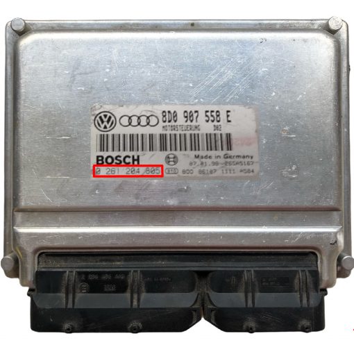 VW / Audi / SEAT / Skoda ECU Bosch 0261204805 | 8D0907558E | ME7.5 | *Plug & Play* Immo off 'Free running'