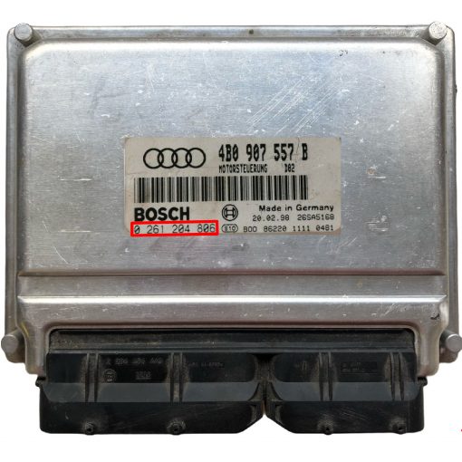 VW / Audi / SEAT / Skoda ECU Bosch 0261204806 | 4B0907557B | ME7.5 | *Plug & Play* Immo off 'Free running'