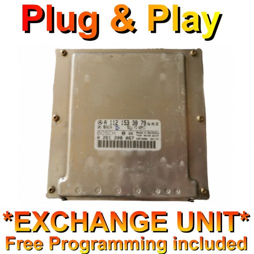 Mercedes ML350 ECU Bosch 0261208067 | A1121533879 | *Plug & Play* Exchange unit (Free Programming BY POST)