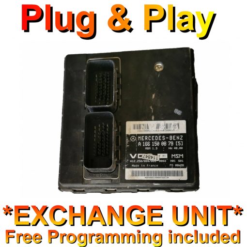 Mercedes ECU VDO A1661500879 | *Plug & Play* Exchange unit (Free Programming BY POST)