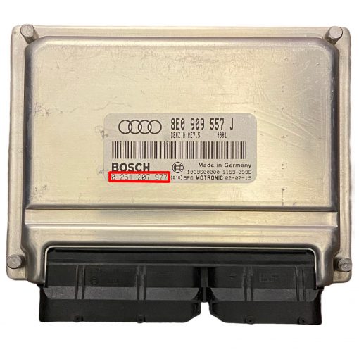 Audi A4 2.0 ECU Bosch 0261207977 | 8E0909557J | ME7.5 | *Plug & Play* Immo off 'Free running'