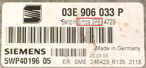 Audi Seat Skoda Volkswagen VW ECU Siemens Simos 3PA | Simos 3PB | Simos 3PC | Simos 3PD | SIMOS 3PE | Simos 3PG | Simos 7.1 | Simos 7PP | Simos 9.1 | Programming Service