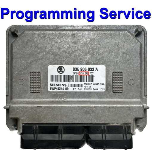 Audi Seat Skoda Volkswagen VW ECU Siemens Simos 3PA | Simos 3PB | Simos 3PC | Simos 3PD | SIMOS 3PE | Simos 3PG | Simos 7.1 | Simos 7PP | Simos 9.1 | Programming Service