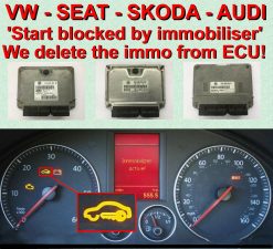 Volkswagen VW ECU 0281014605 | Bosch EDC17-EDC17U01 | 045906013S *Plug & Play* IMMO OFF