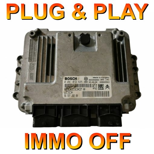 Citroen Peugeot ECU Bosch 0281012625 | 9659728280 | EDC16C34 | *Plug & Play* IMMO OFF!
