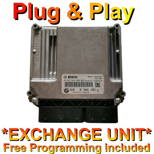 BMW ECU Bosch 0281016068 | DDE8506281 | *Plug & Play* Exchange unit (Free Programming BY POST)
